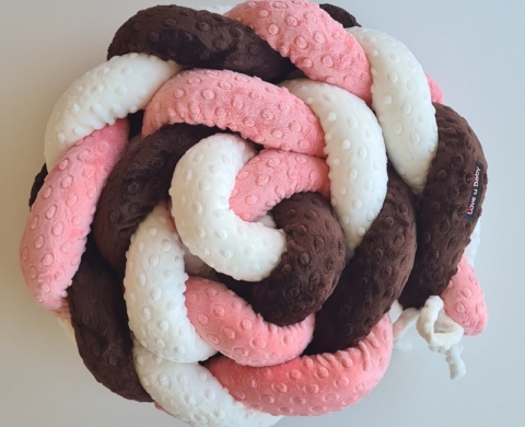 Coral & Mahogany & Baby Pink